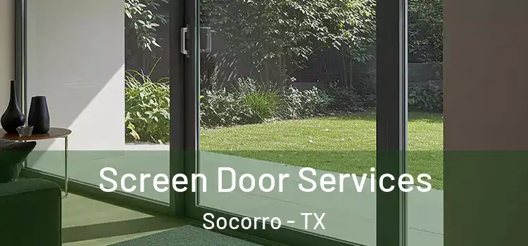 Screen Door Services Socorro - TX